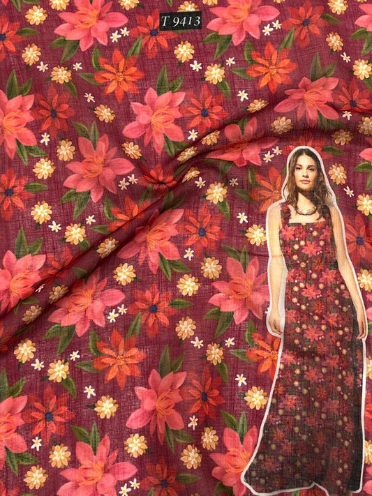 Linen FLORAL PRINT
