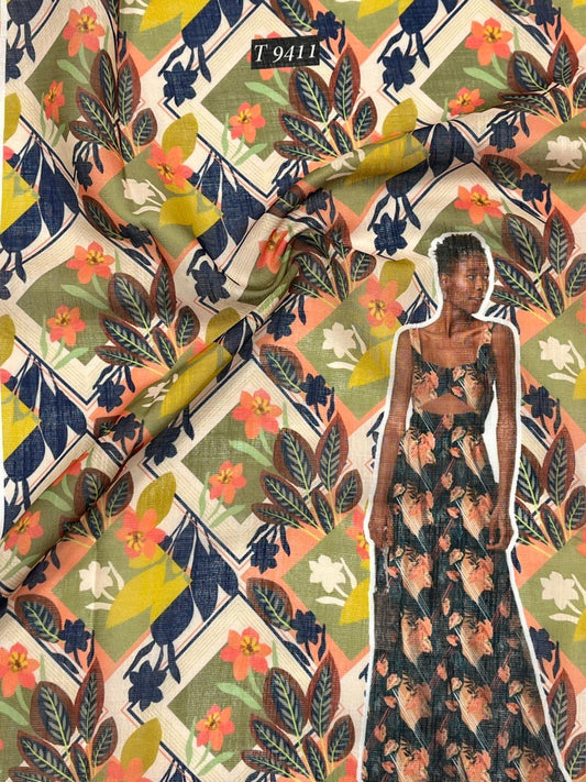 Linen FLORAL PRINT