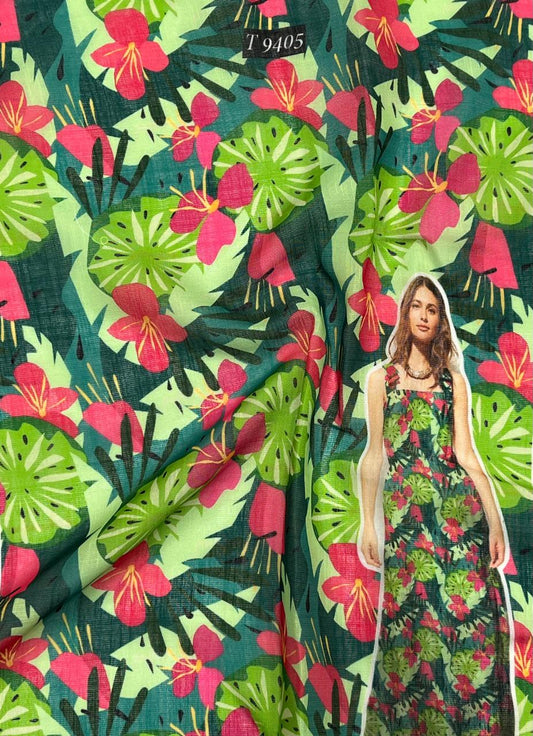 Linen FLORAL PRINT