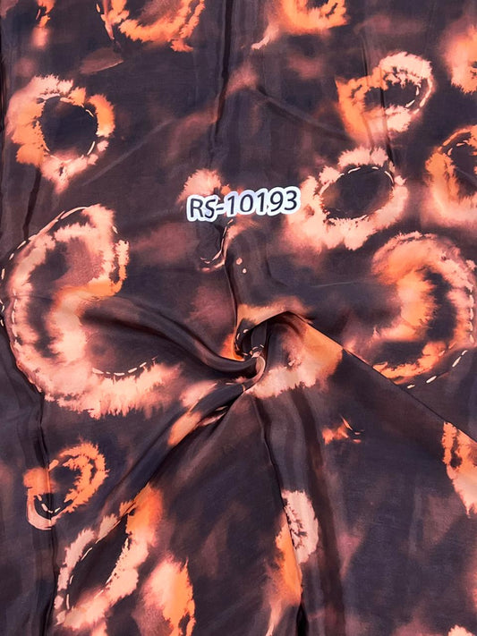 Abstract Prints On Pure Viscose Muslin