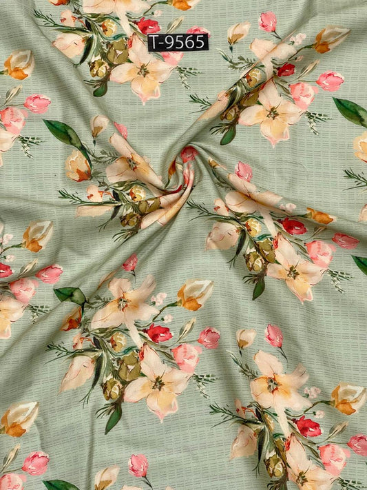 summer floral print on cotton