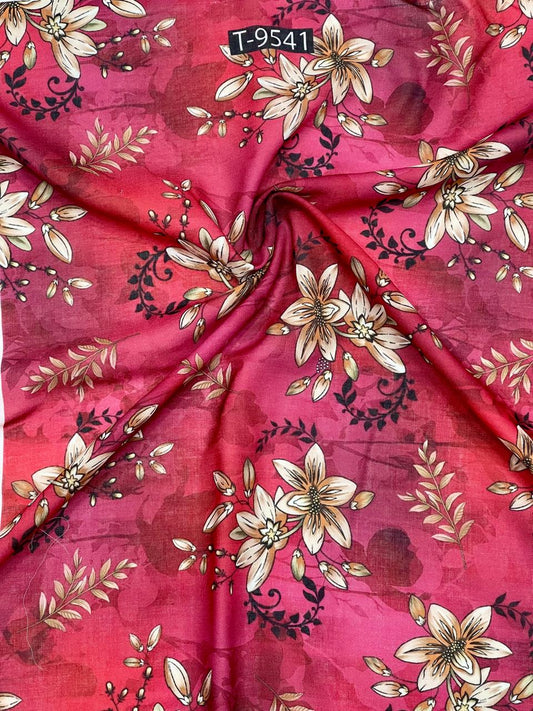 summer floral print on cotton