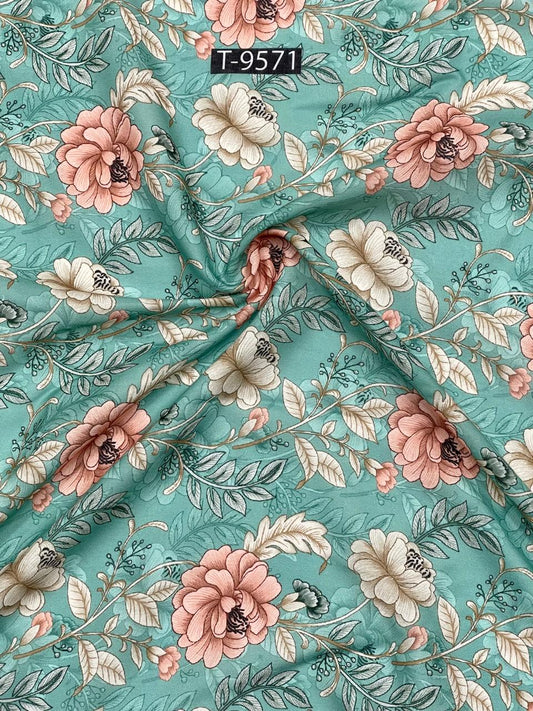 summer floral print on cotton
