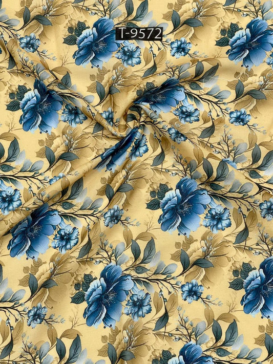 summer floral print on cotton