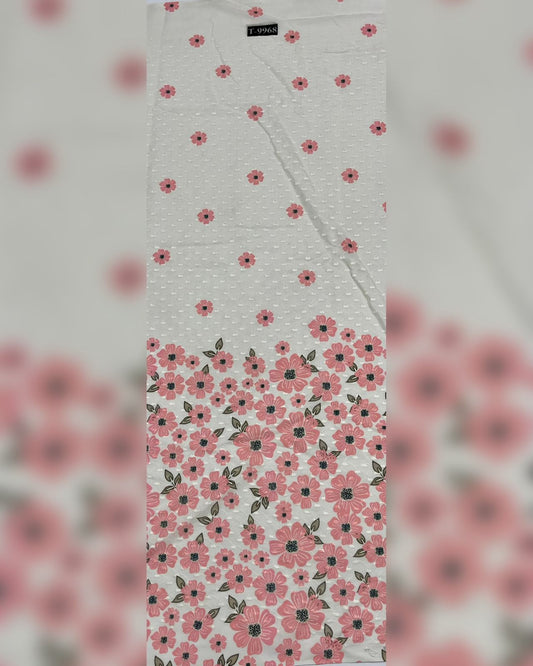 New floral pattern Cotton Embroidery Fabric