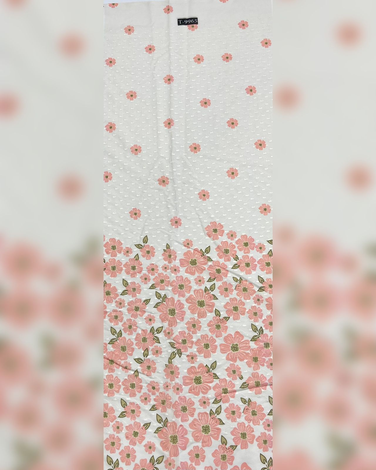 New floral pattern Cotton Embroidery Fabric
