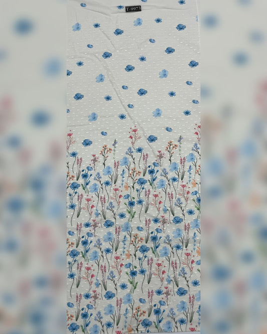 New floral pattern Cotton Embroidery Fabric