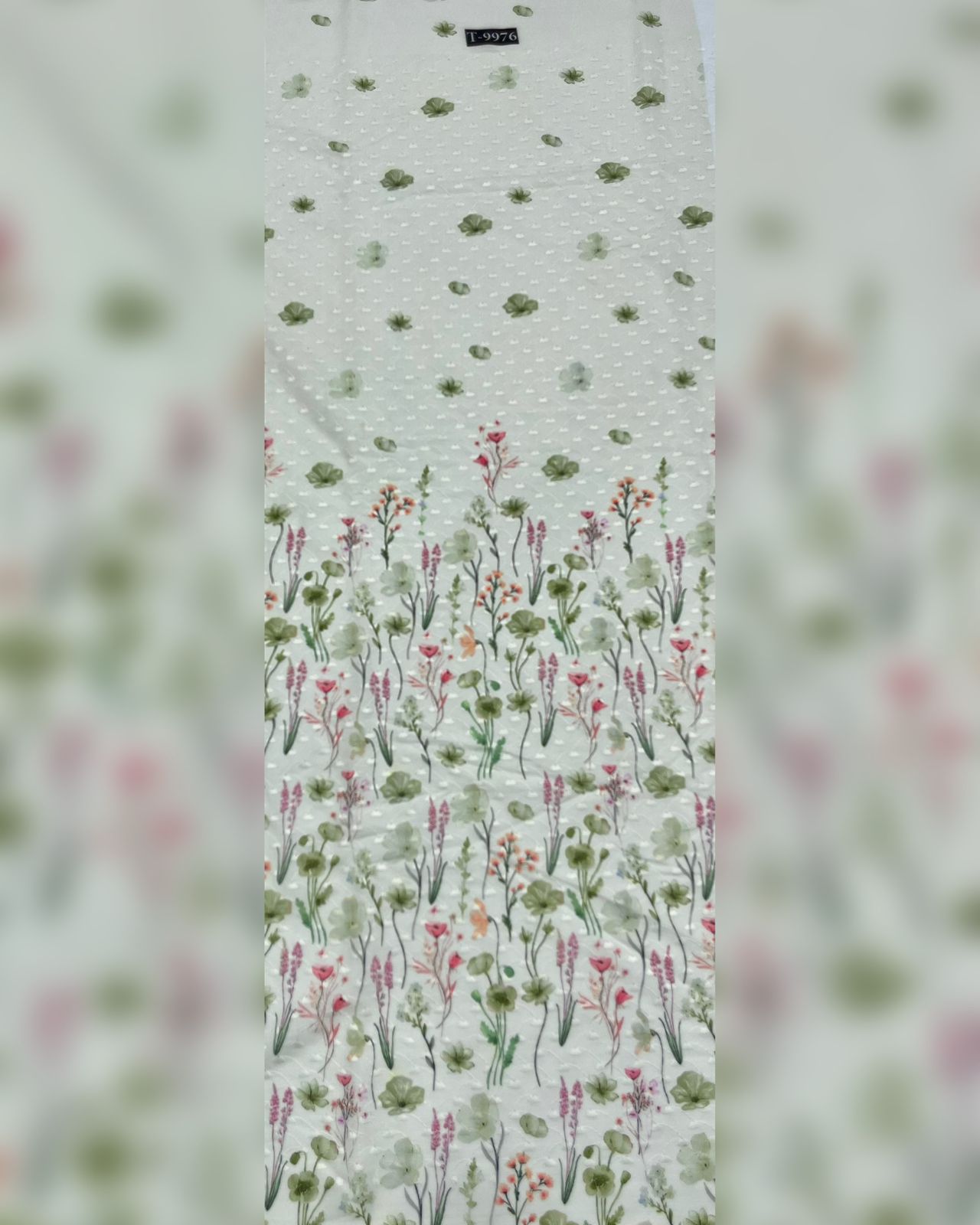 New floral pattern Cotton Embroidery Fabric