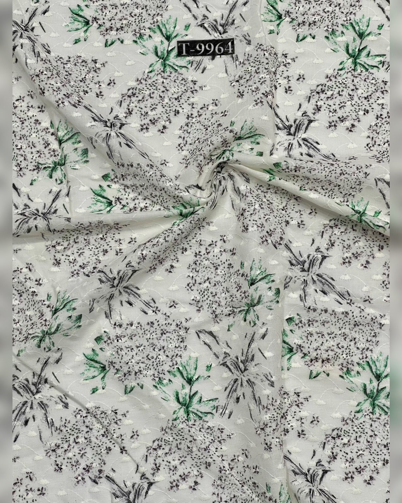 New floral pattern Cotton Embroidery Fabric