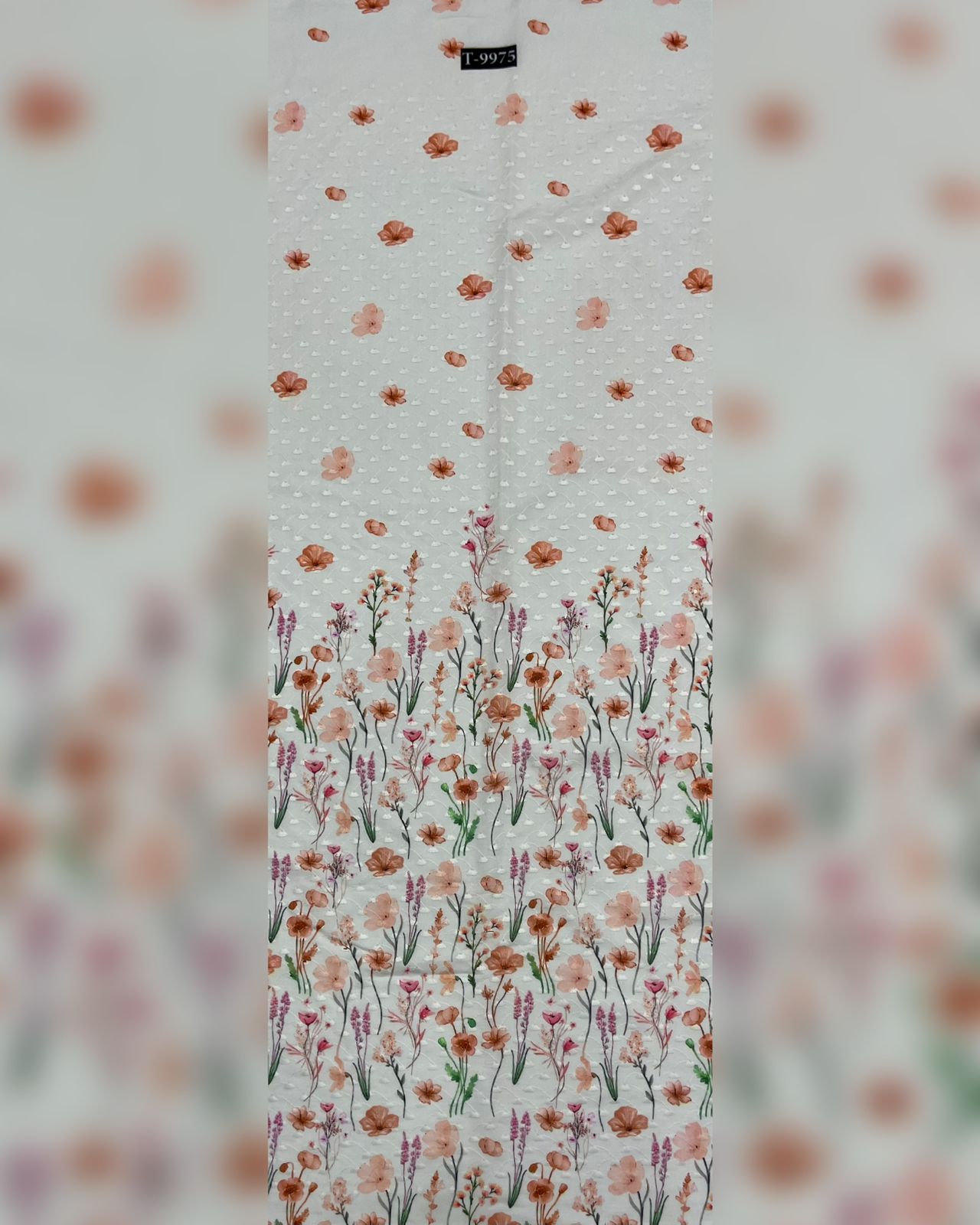 New floral pattern Cotton Embroidery Fabric