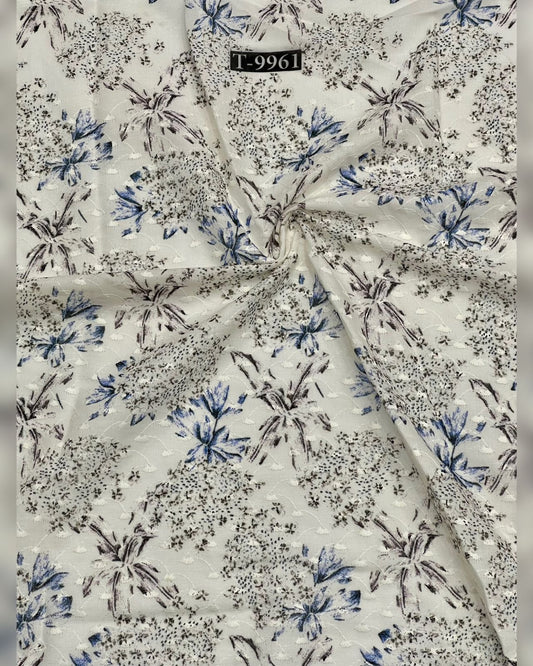 New floral pattern Cotton Embroidery Fabric