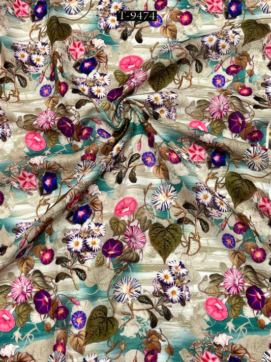 SOFT COTTON SUMMER FLORAL PRINTS