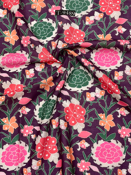 SOFT COTTON SUMMER FLORAL PRINTS