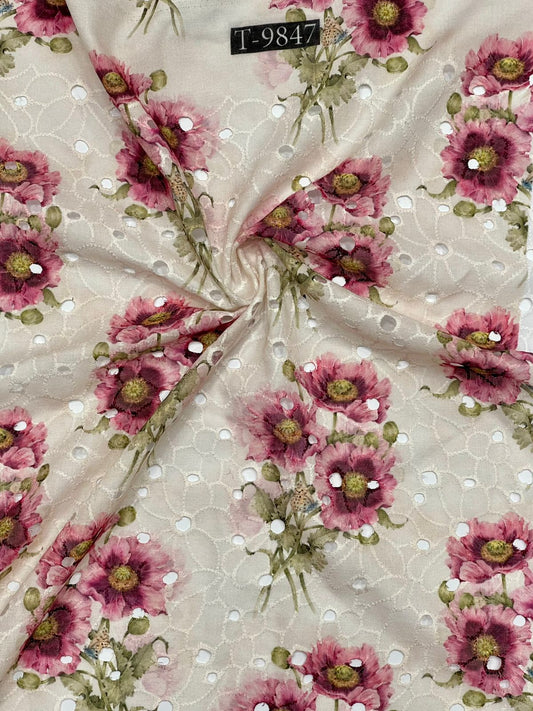 NEW FLORAL EXPORT COTTON HAKOBA
