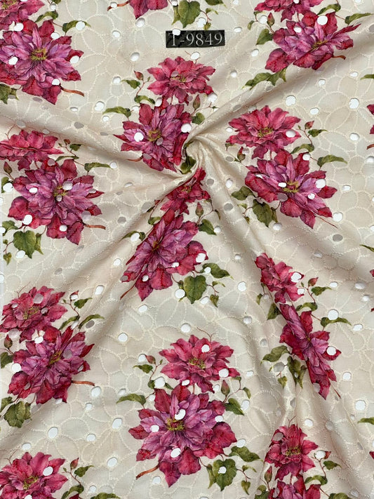 NEW FLORAL EXPORT COTTON HAKOBA