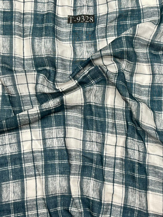 TRENDY COTTON LINEN CHECKS FABRICS