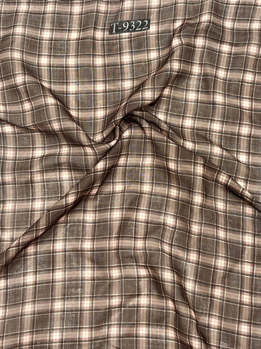 TRENDY COTTON LINEN CHECKS FABRICS