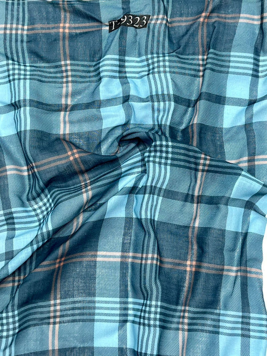 TRENDY COTTON LINEN CHECKS FABRICS
