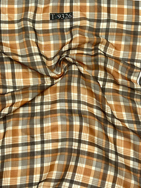TRENDY COTTON LINEN CHECKS FABRICS