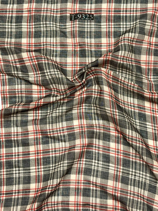 TRENDY COTTON LINEN CHECKS FABRICS