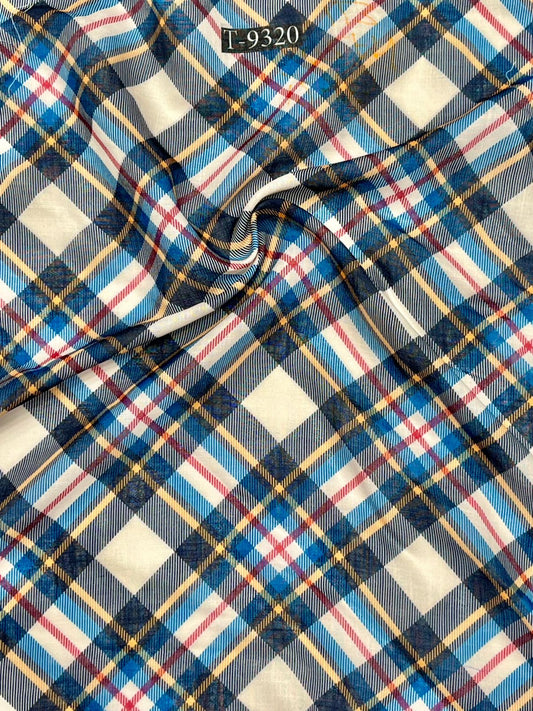 TRENDY COTTON LINEN CHECKS FABRICS