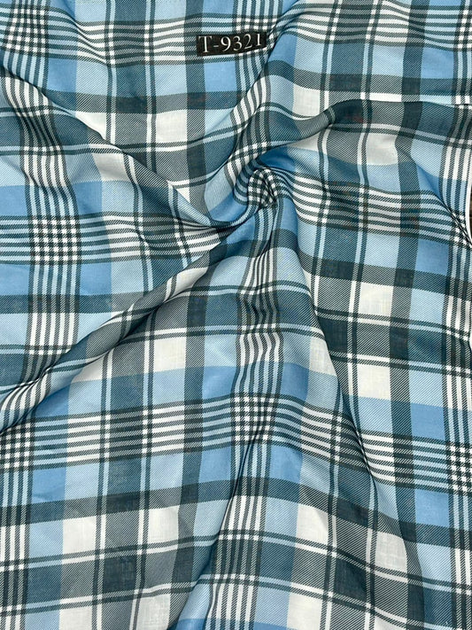 TRENDY COTTON LINEN CHECKS FABRICS