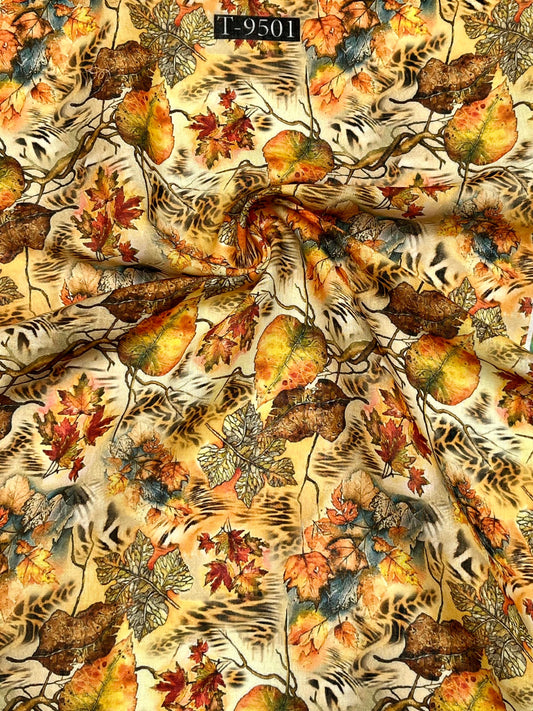 SUMMER COOL FLORAL LINEN FABRICS