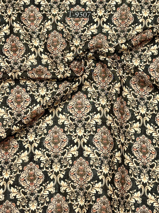 SUMMER COOL FLORAL LINEN FABRICS