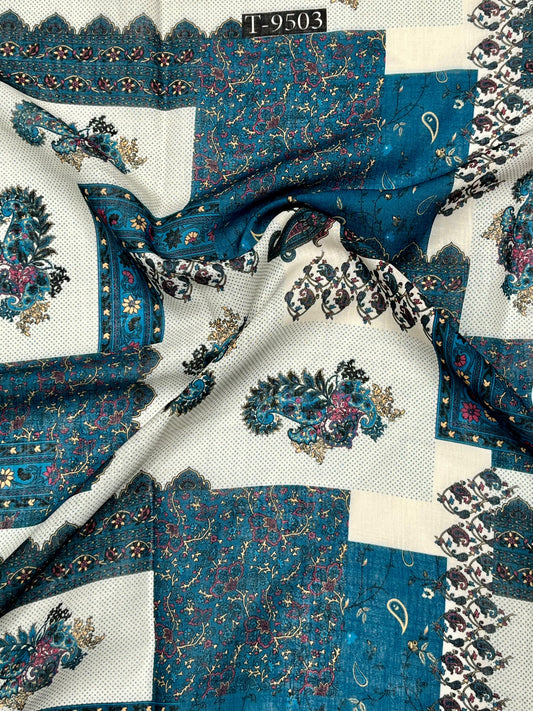 SUMMER COOL FLORAL LINEN FABRICS