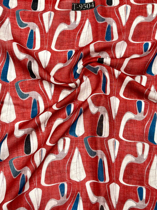SUMMER COOL FLORAL LINEN FABRICS