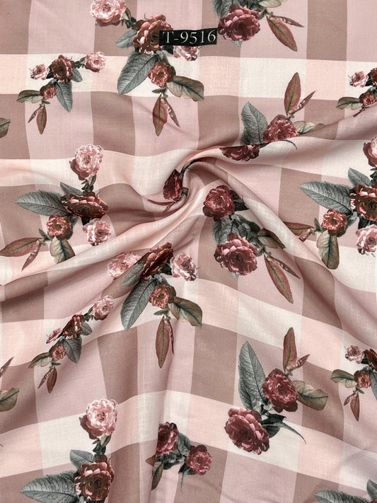 SUMMER COOL FLORAL LINEN FABRICS