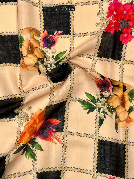 SUMMER COOL FLORAL LINEN FABRICS