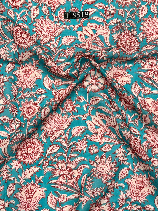 SUMMER COOL FLORAL LINEN FABRICS
