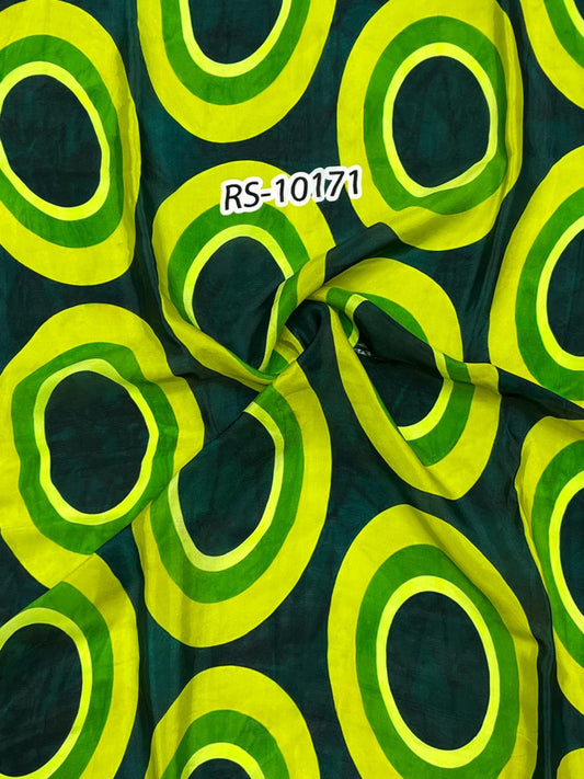 SOOTHING FLORAL PRINT PURE VISCOSE MUSLIN