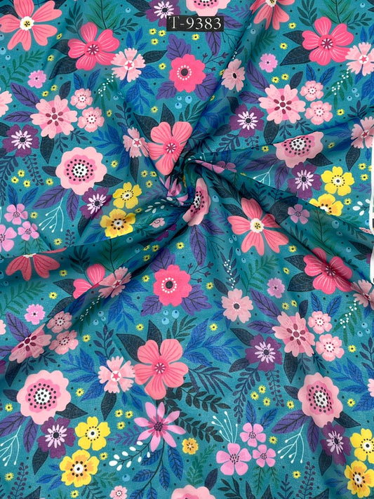 NEW GEORGETTE FLORALS SUMMER COOL PRINTS