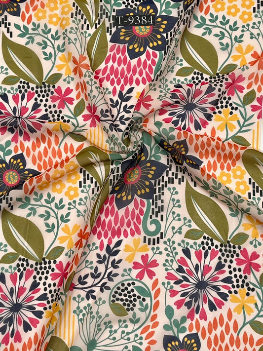 NEW GEORGETTE FLORALS SUMMER COOL PRINTS