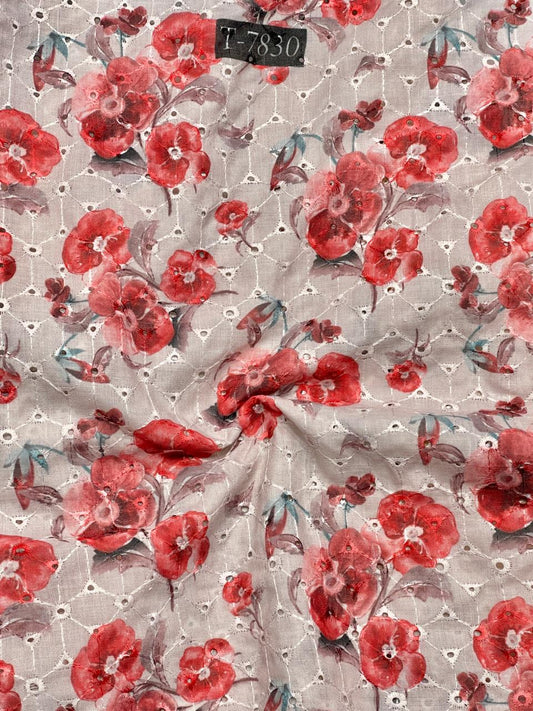 COTTON SUMMER CHICKEN HAKOBA FLORAL