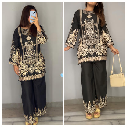Noor Black - Imported Rayon