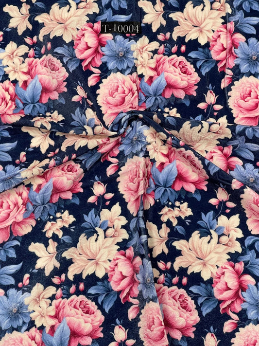 Velvet Floral Premium Print