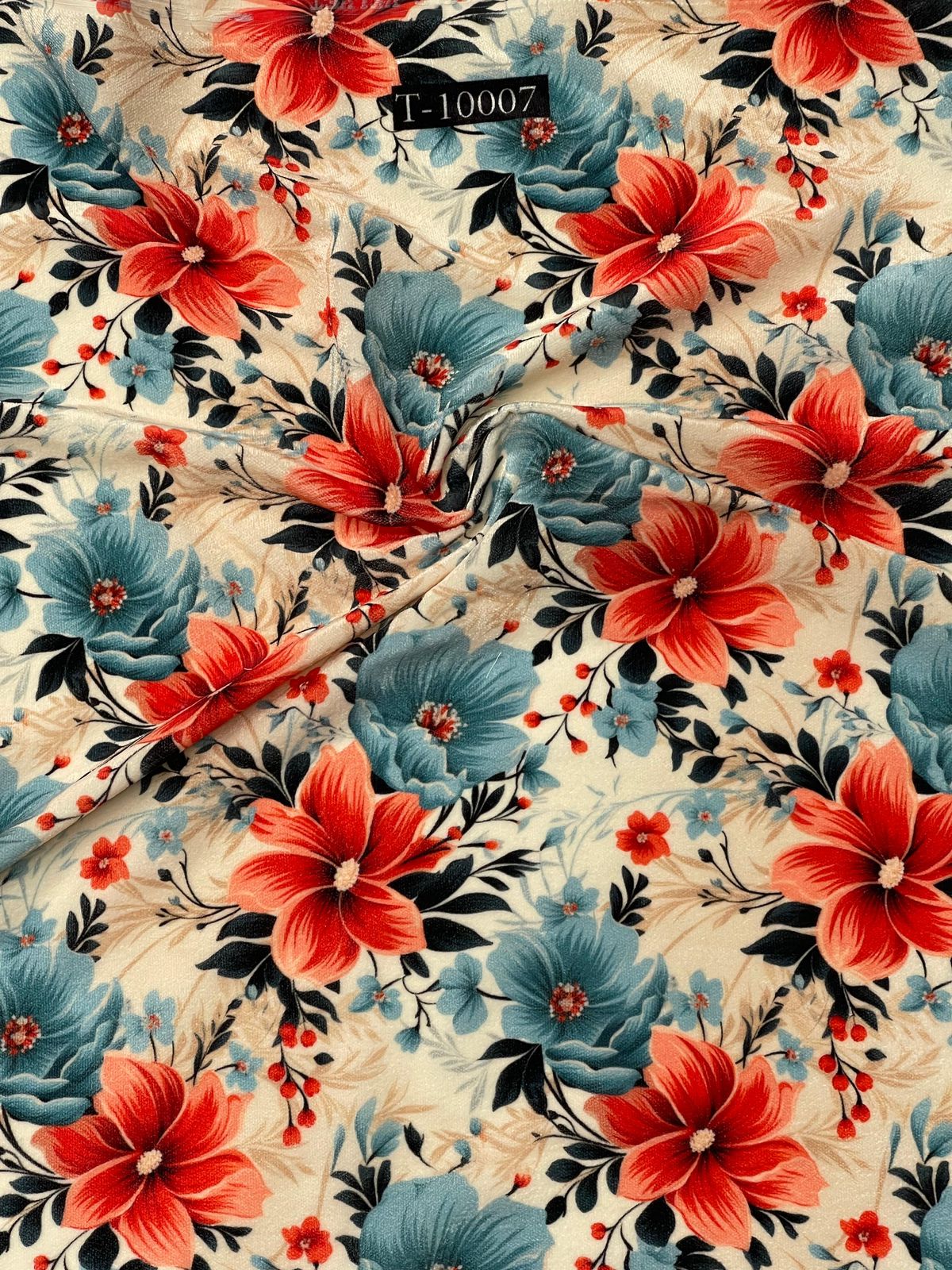 Velvet Floral Premium Print