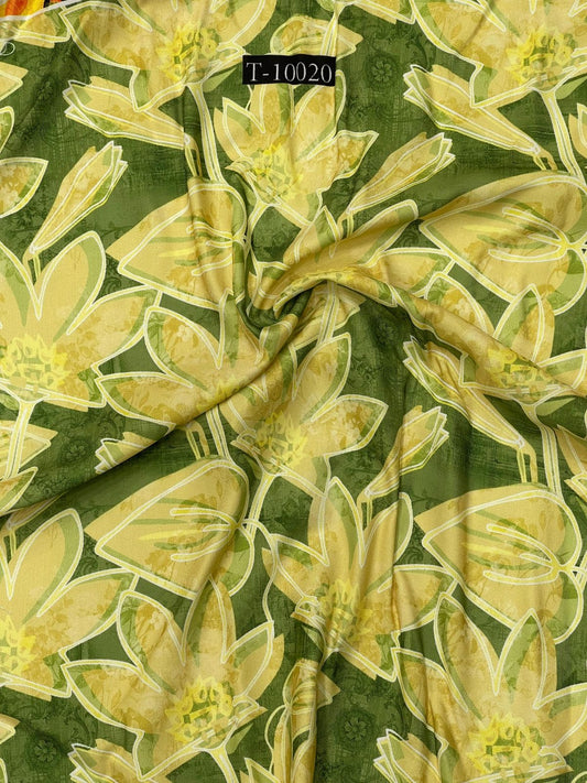 Poly Rayon Designer Floral Collection