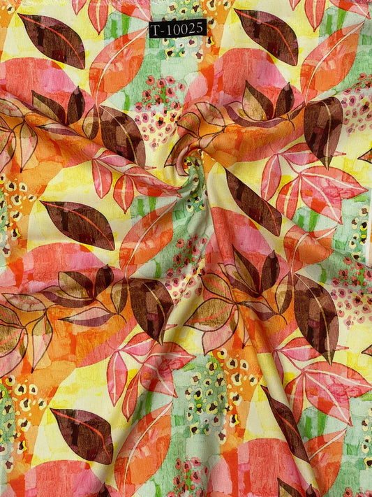 Poly Rayon Designer Floral Collection