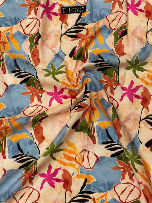 Poly Rayon Designer Floral Collection