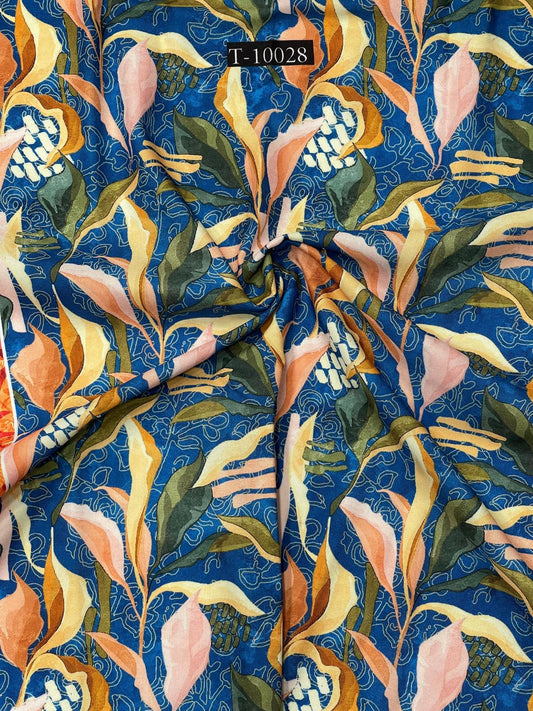 Poly Rayon Designer Floral Collection