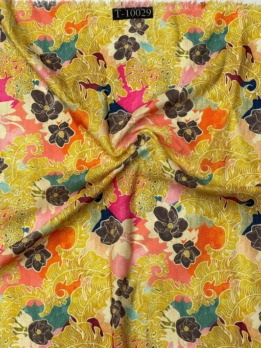Poly Rayon Designer Floral Collection