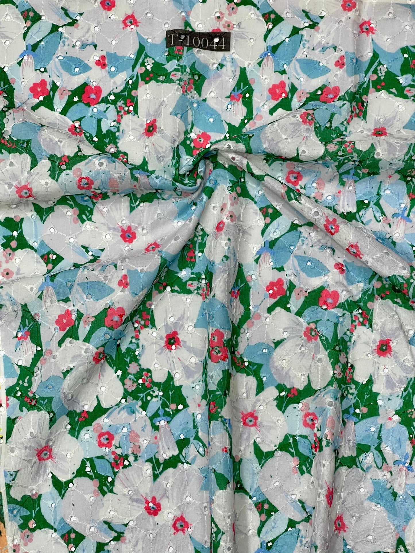 Summer Floral Print On Cotton Hakoba