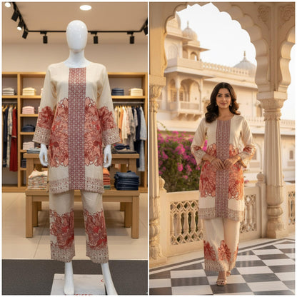 Floral Elegance - Imported Rayon