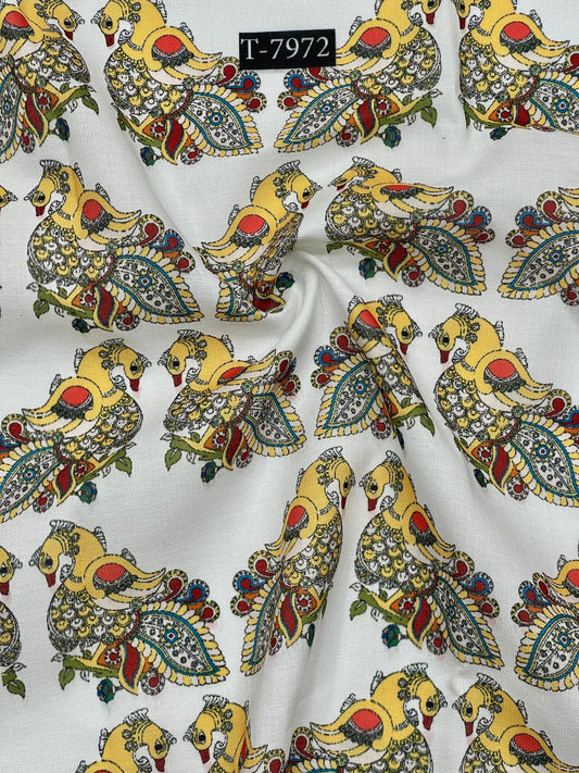 SWISS COTTON LINEN TRADITIONAL DIGITAL PRINTS