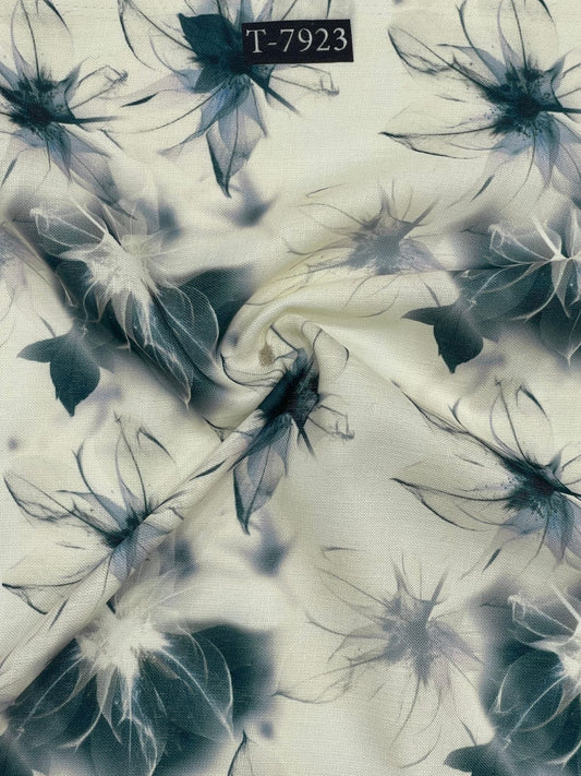 SWISS LINEN COTTON FLORAL PRINTS