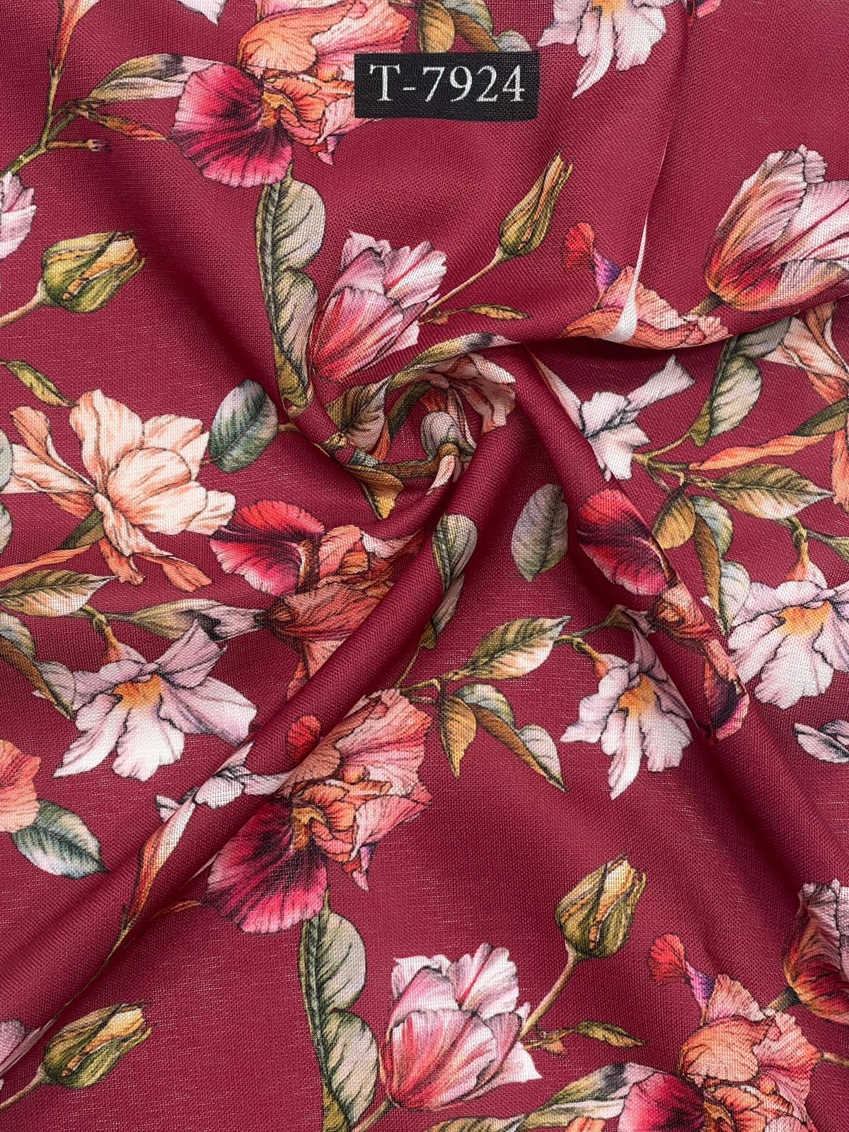 SWISS LINEN COTTON FLORAL PRINTS
